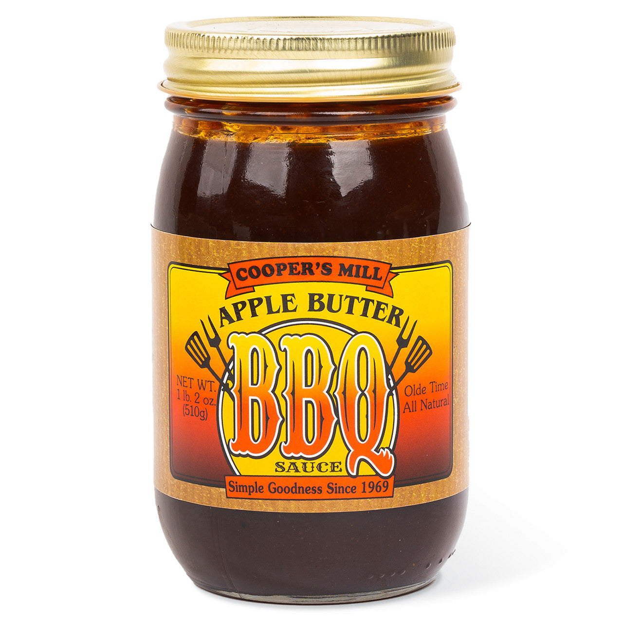 Cooper's Mill Apple Butter BBQ Sauce - 1lb 2oz