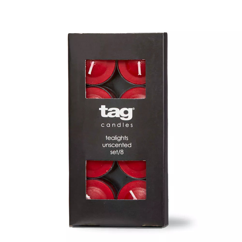 Tag Cranberry Tealight Candles