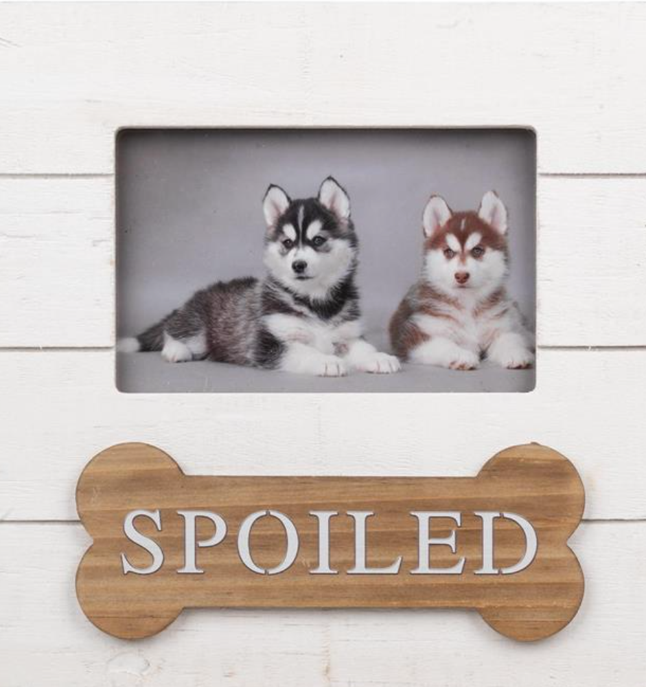 Spoiled Dog Photo Frame