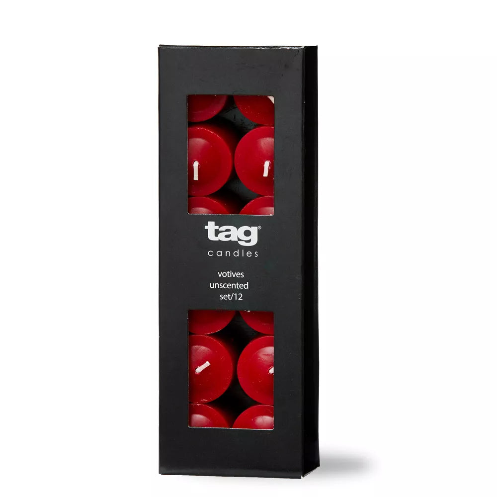 Tag Votive Red Candles
