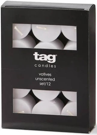 Tag Votive Candles White