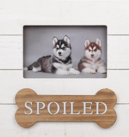 Spoiled Dog Photo Frame